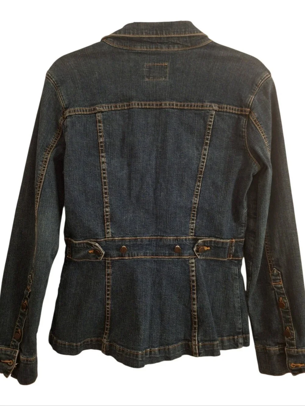 Calvin Klein Women's Dark Wash Denim Jean Jacket Size: 9